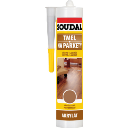 Soudal tmel na parkety a laminátové podlahy, třešeň, 280 ml