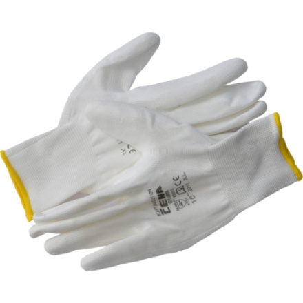 ČERVA rukavice lakýrnické profi, bílé, 1 pár, velikost 10