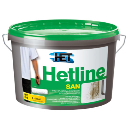 Het Hetline San Active protiplísňová malířská barva, 7 kg