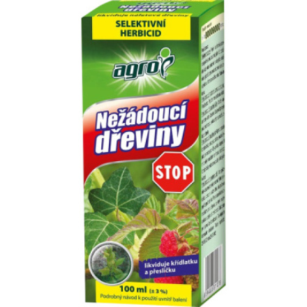 Agro Nežádoucí dřeviny STOP herbicid a arboricid, 100 ml