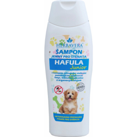 Herbavera Hafula junior antiparazitní šampon pro štěňata, 250 ml