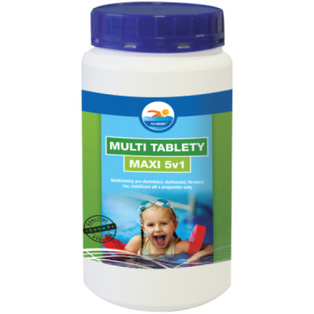 Probazen Multi tablety Maxi 5v1 multifunkční tablety do bazénů, 1 kg