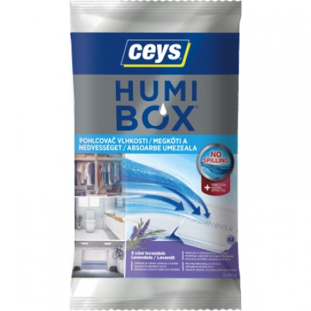 Ceys HUMIBOX pohlcovač vlhkosti levandule, 2× 60 g