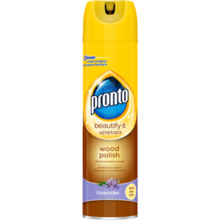 Pronto Wood 5v1 Levandule sprej proti prachu na nábytek, 250 ml