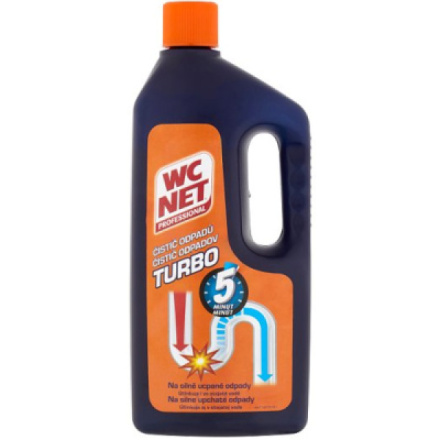 WC NET Turbo gelový čistič odpadů, 1 l