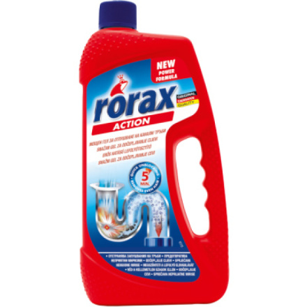 Rorax 2v1 gelový čistič odpadů, 1 l