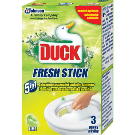 Duck WC pásky Fresh Stick Limetka, 3 ks