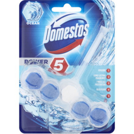 Domestos WC blok Power 5 Ocean, 55 g