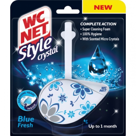 WC NET Style Crystal Blue Fresh WC závěs, 36,5 g