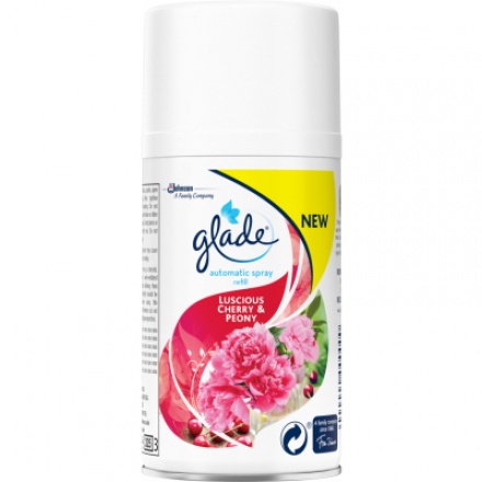 Glade Automatic Spray Cherry & Peony náhradní náplň, 269 ml