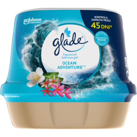 Glade osvěžovač vzduchu gel do koupelny Ocean Adventure, 180 g