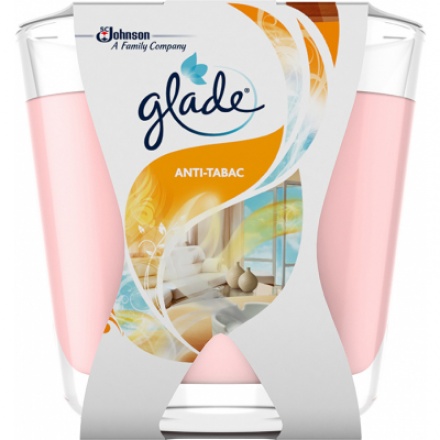 Glade Decor Anti Tabac vonná svíčka, 70 g