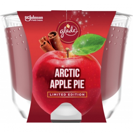 Glade Maxi Limited Edition Artic Apple Pie vonná svíčka, 224 g