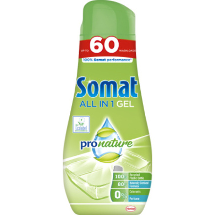 Somat gel do myčky All in 1 Pro Nature, 60 dávek, 960 ml