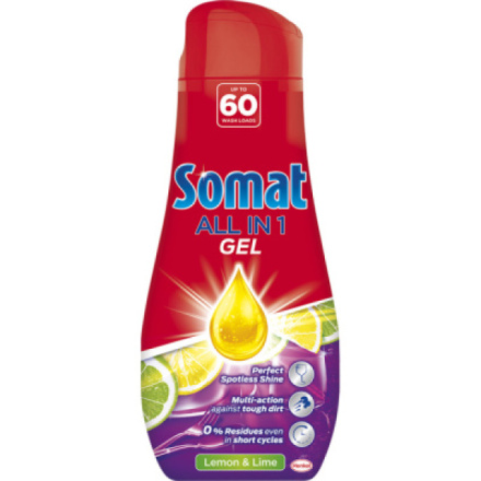 Somat gel do myčky All in 1 Lemon & Lime, 60 dávek, 1080 ml