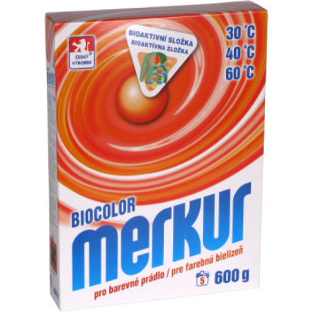 Merkur Biocolor prací prášek pro barevné, 600 g