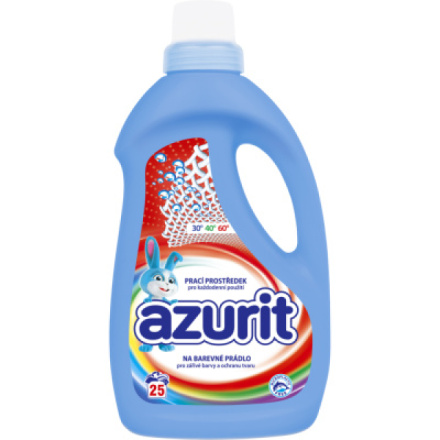 Azurit prací gel na barevné prádlo 25 praní, 1 l