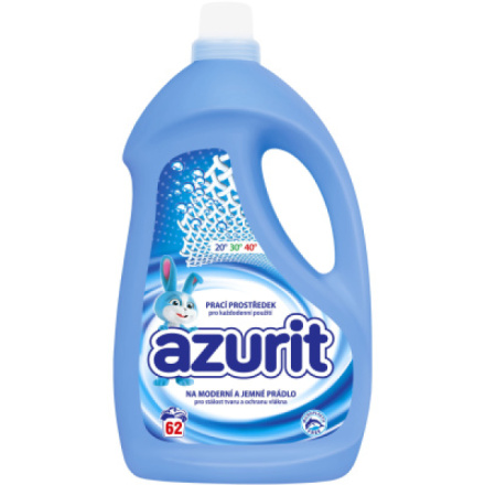 Azurit prací gel na moderní a jemné prádlo 62 praní, 2480 ml