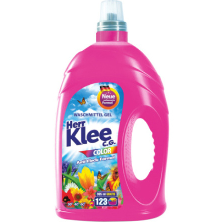 Herr Klee Color prací gel, 123 praní, 4,305 l
