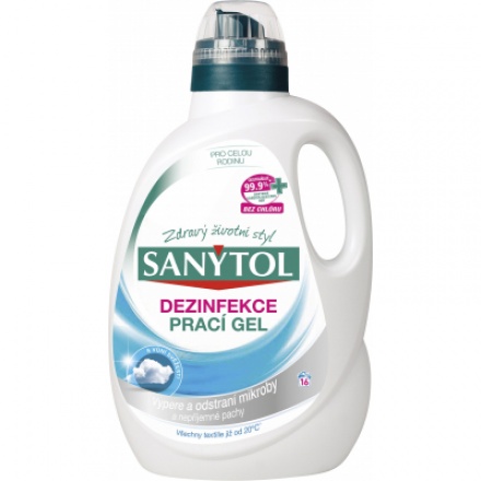 Sanytol Grand Air dezinfekční prací gel, 16 praní, 1650 ml