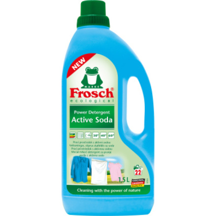 Frosch Active Soda ekologický prací gel, 22 praní, 1,5 l