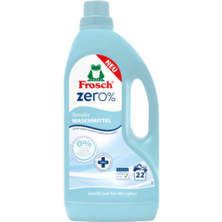 Frosch Eko Zero prací gel pro citlivou pokožku, 22 praní, 1,5 l
