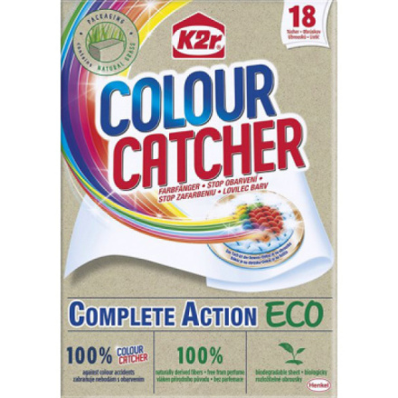 K2R Colour Catcher Eco ubrousky proti obarvení, 18 ks