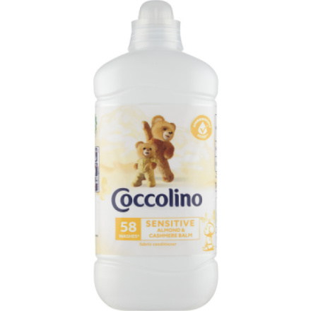 Coccolino aviváž Sensitive Almond & Cashmere Balm 58 praní, 1450 ml