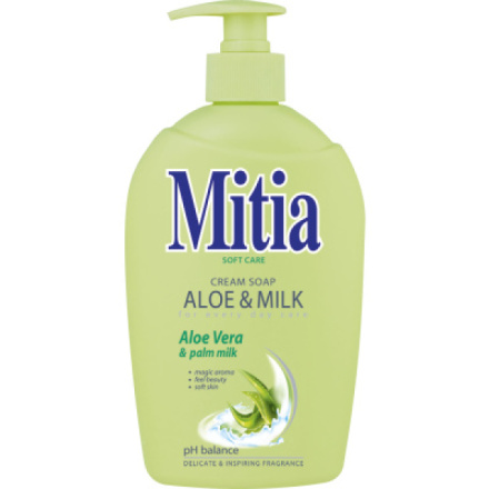 Mitia Aloe & Milk tekuté mýdlo, 500 ml