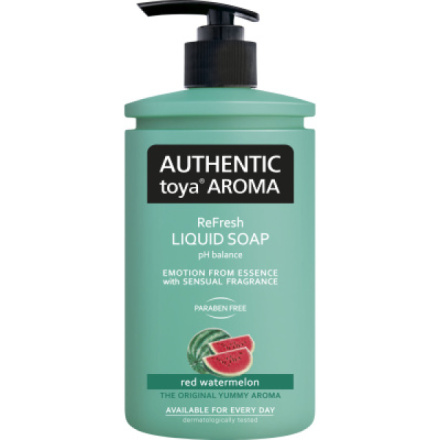 Authentic Toya Aroma tekuté mýdlo červený meloun, 400 ml