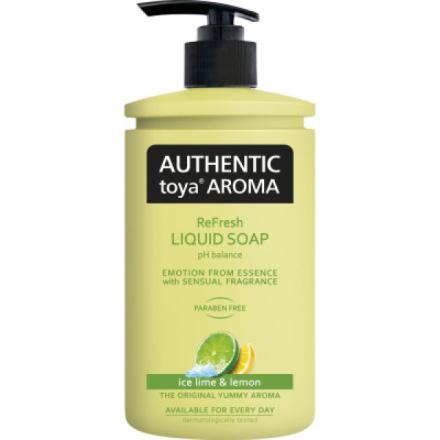 Authentic Toya Aroma tekuté mýdlo ledová limetka a citron, 400 ml
