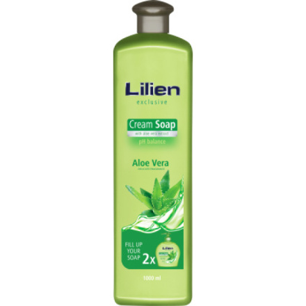 Lilien Aloe Vera tekuté mýdlo, náplň, 1 l