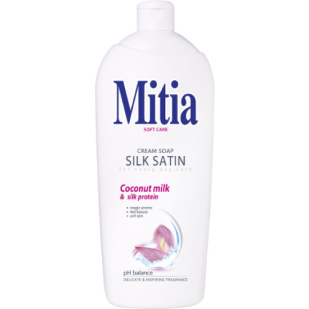 Mitia Silk Satin tekuté mýdlo, 1 l