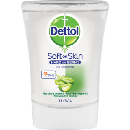 Dettol Soft on Skin tekuté mýdlo náplň Aloe Vera s vitemínem E, 250 ml