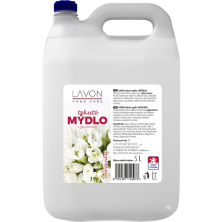 LAVON tekuté mýdlo Sněženka, 5 l