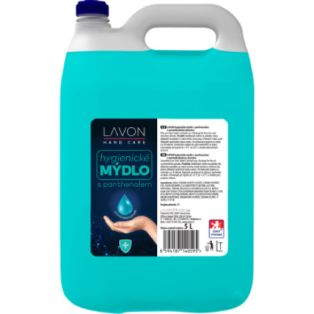 LAVON tekuté mýdlo hygienické s panthenolem, 5 l