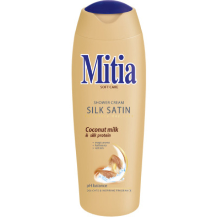 Mitia Soft Care Silk Satin sprchový krém, 400 ml