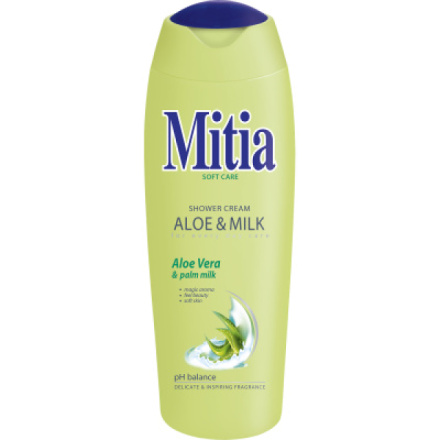 Mitia Soft Care Aloe Vera & Milk sprchový gel, 400 ml