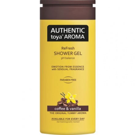 Authentic Toya Aroma Coffee & Vanilla sprchový gel, 400 ml