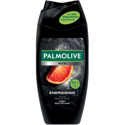 Palmolive sprchový gel a šampon Men Red Energising 3v1, 250 ml