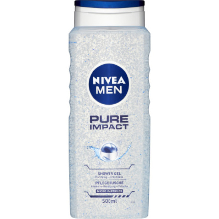 Nivea Men Pure Impact sprchový gel, 500 ml