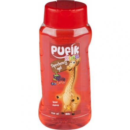 Mika Pufík sprchový gel pro děti s vůní lesního ovoce, 350 ml