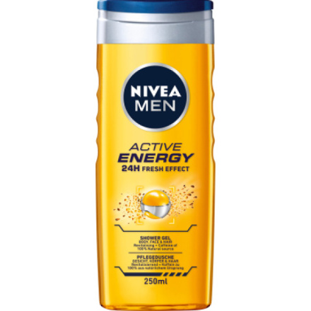 Nivea Men Active Energy sprchový gel, 250 ml