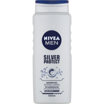 Nivea Men Silver Protect sprchový gel, 500 ml
