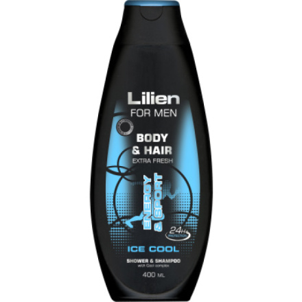 Lilien Men Ice Cool sprchový šampon, 400 ml