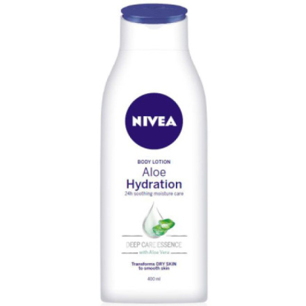 Nivea Aloe & Hydration lehké tělové mléko s pumpičkou, 400 ml