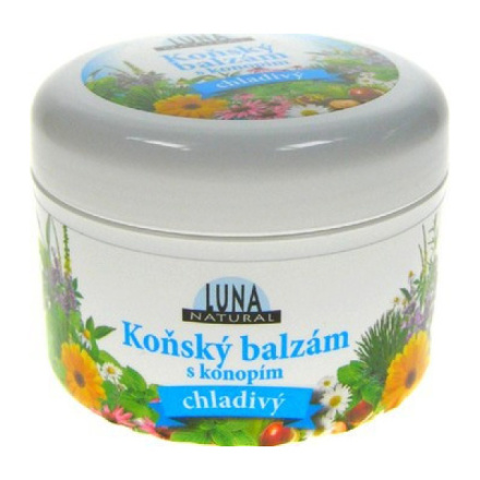 Luna Natural koňský balzám s konopím chladivý 300 ml