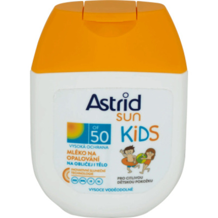 Astrid Kids dětské mléko na opalování OF50, 80 ml