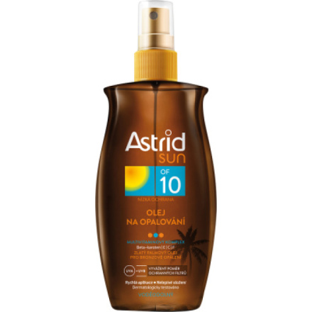 Astrid Sun OF 10 olej na opalování ve spreji, 200 ml