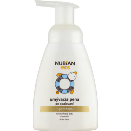 Nubian Kids mycí pěna po opalování, 250 ml